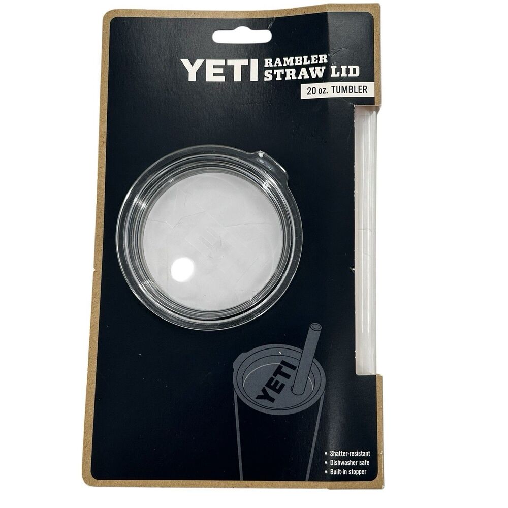 YETI 20 oz Rambler Straw Lid New Fast Shipping